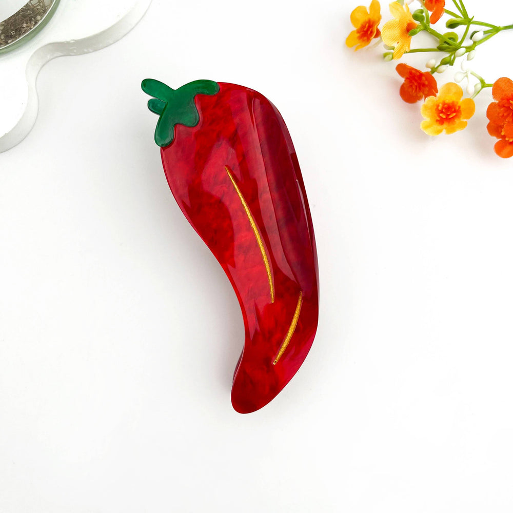 Hair Clip - Spicy Pepper