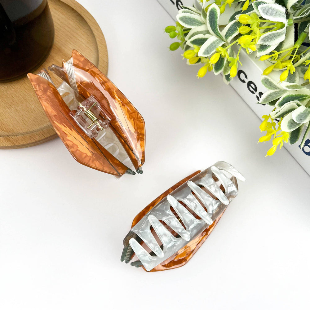 Hair Clip - Stacked Books