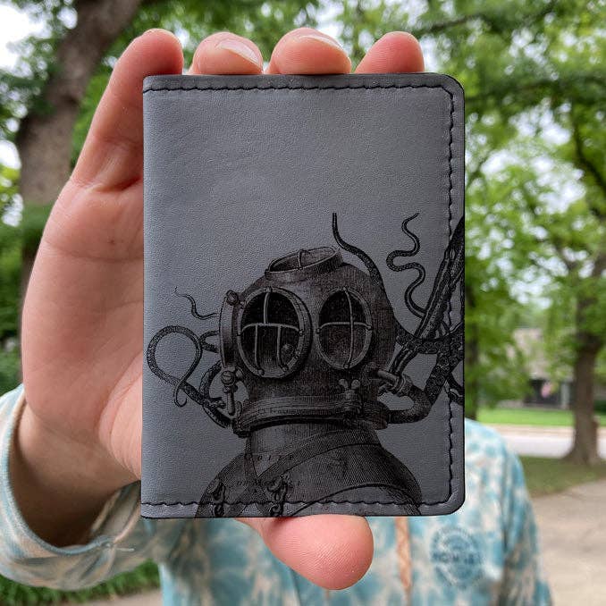 Leather Wallet - Aquanaut (Gray)