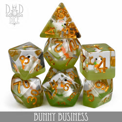 RPG Dice Set - Bunny Business