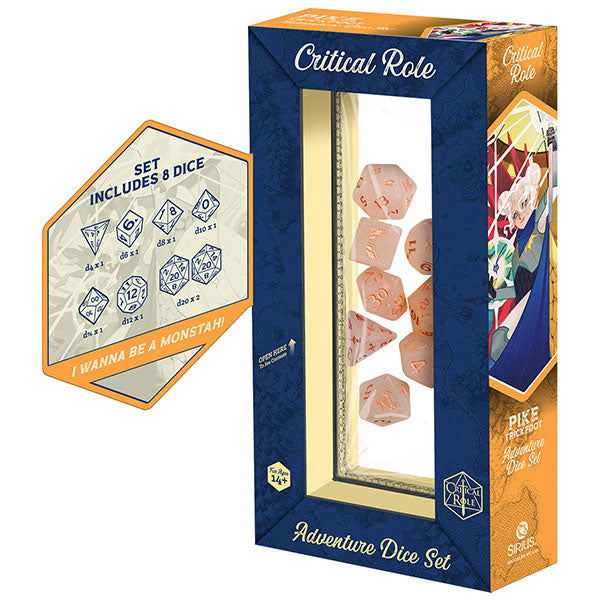 Vox Machina Adventure Dice - Pike Trickfoot