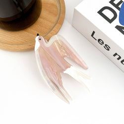Hair Clip - Pink Swallow