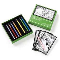 Magic Velvet Coloring Set - Moody Cats