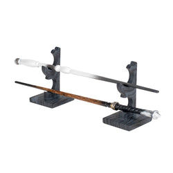Resin Wand Display - Scrolled Gray