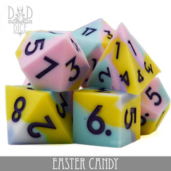 Silicone Dice Set - Easter Candy