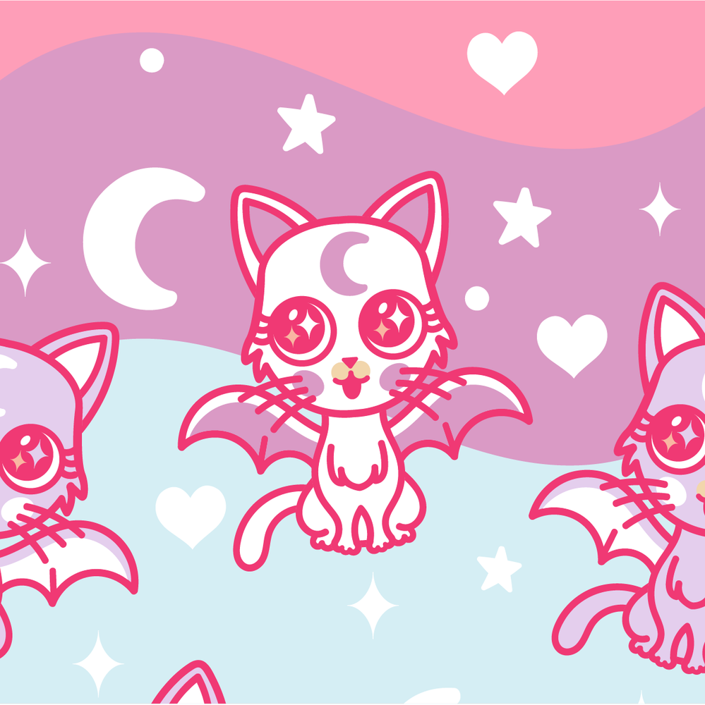Crew Socks - Mystic Kitty