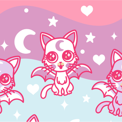 Crew Socks - Mystic Kitty