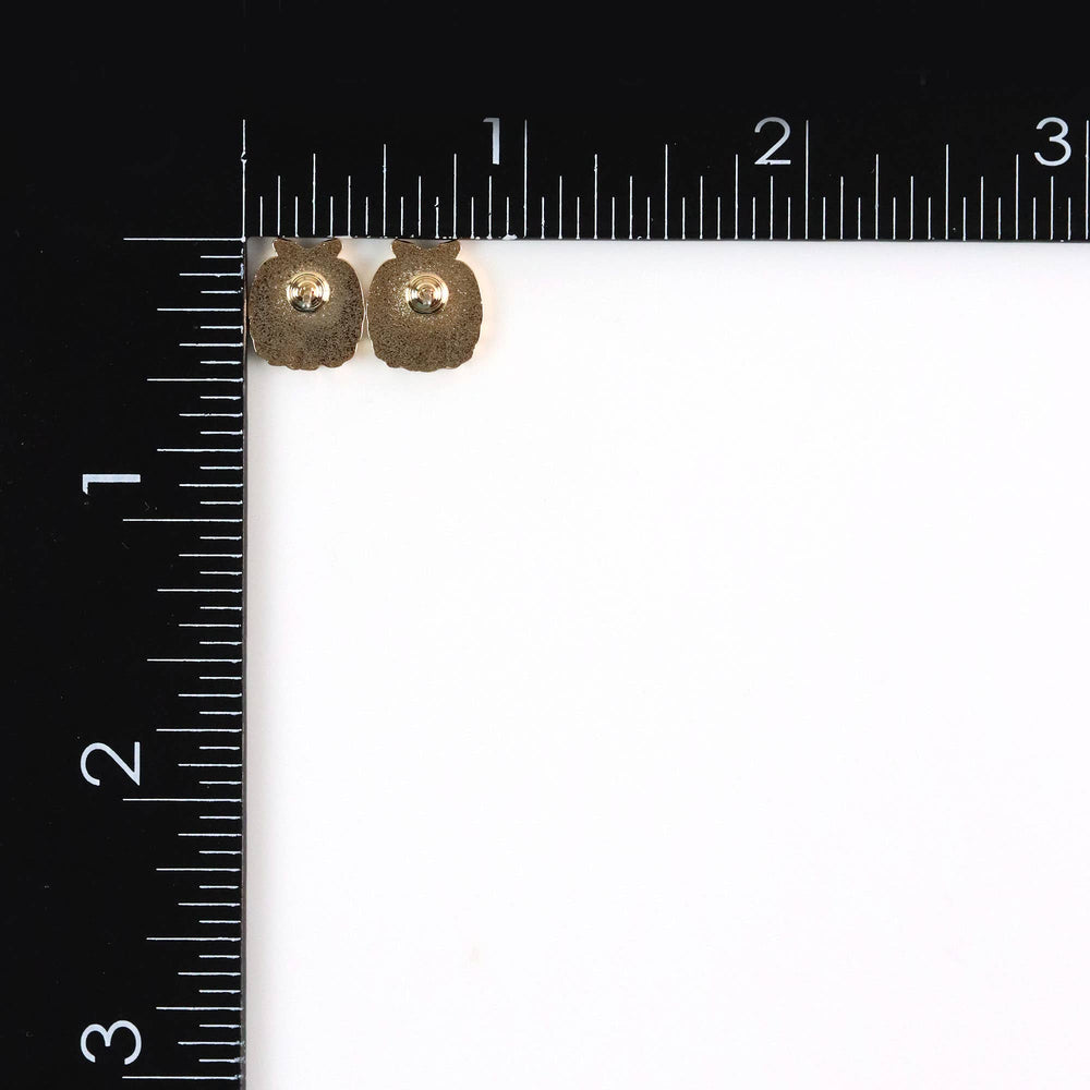 Enamel Earrings - Mothman