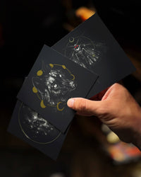 Square Art Prints - Wolf (Foil)