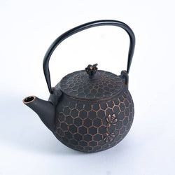 Tea Kettle - Bronze Honeycomb