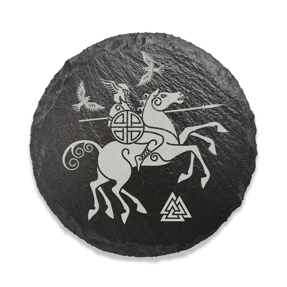 Slate Norse Mythology Coaster - Viking Compass