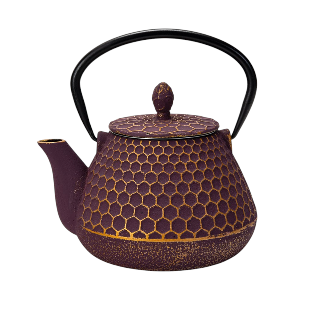 Tea Kettle - Purple Honeycomb
