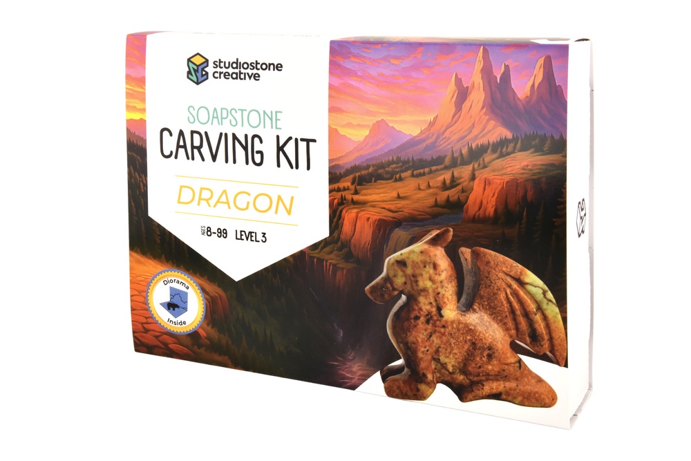 Soapstone Carving Kit - Dragon