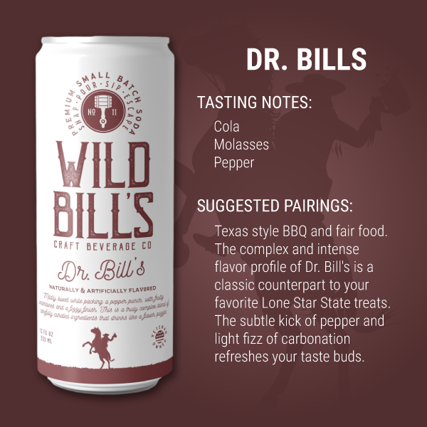 Cane Sugar Craft Soda - Dr. Bill's