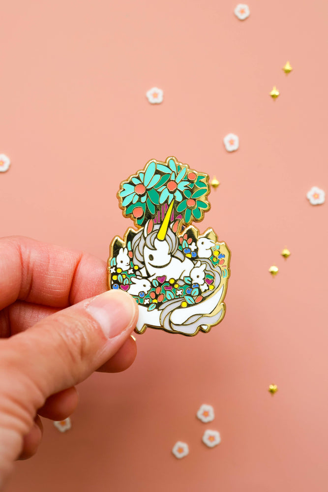 Enamel Pin - Bonsai Garden - Unicorn