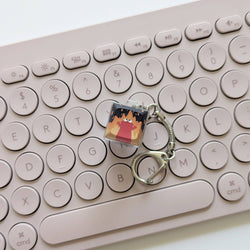 Fidget Keycap Keychain - H-elmo