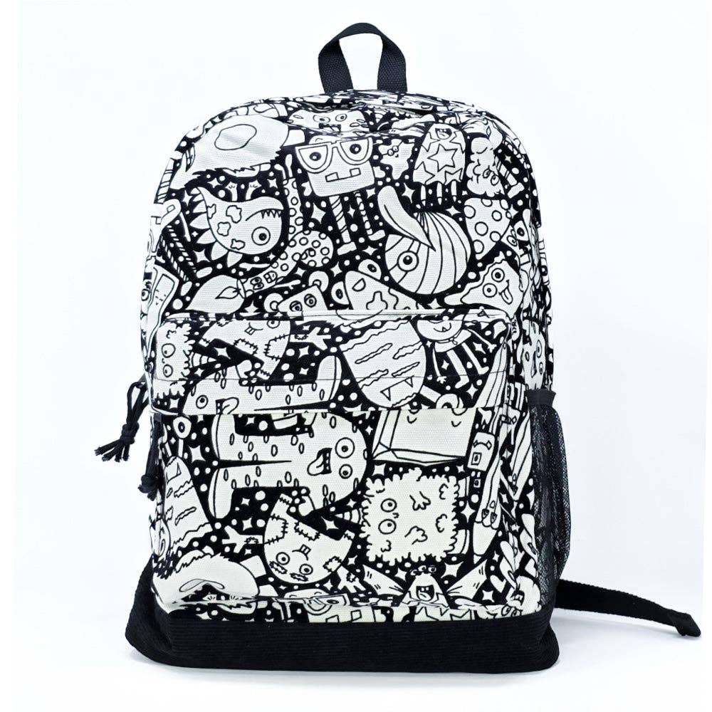 Color Your Own - Backpack (Retro Tech)