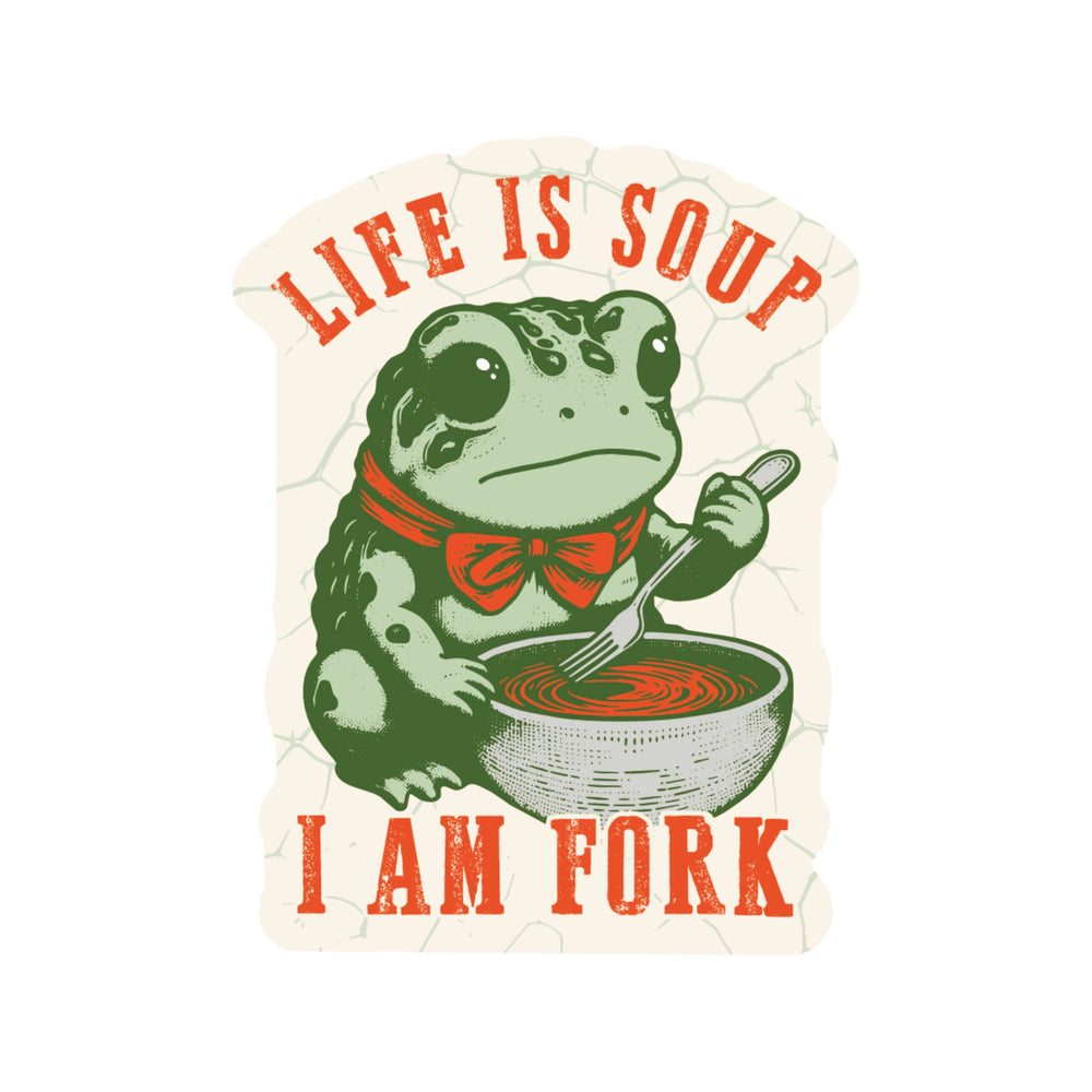 Vinyl Sticker -  I Am Fork