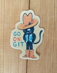 Vinyl Sticker - Go On Git