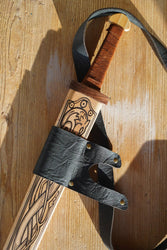 Mini Wooden Viking Sword - Light Stain