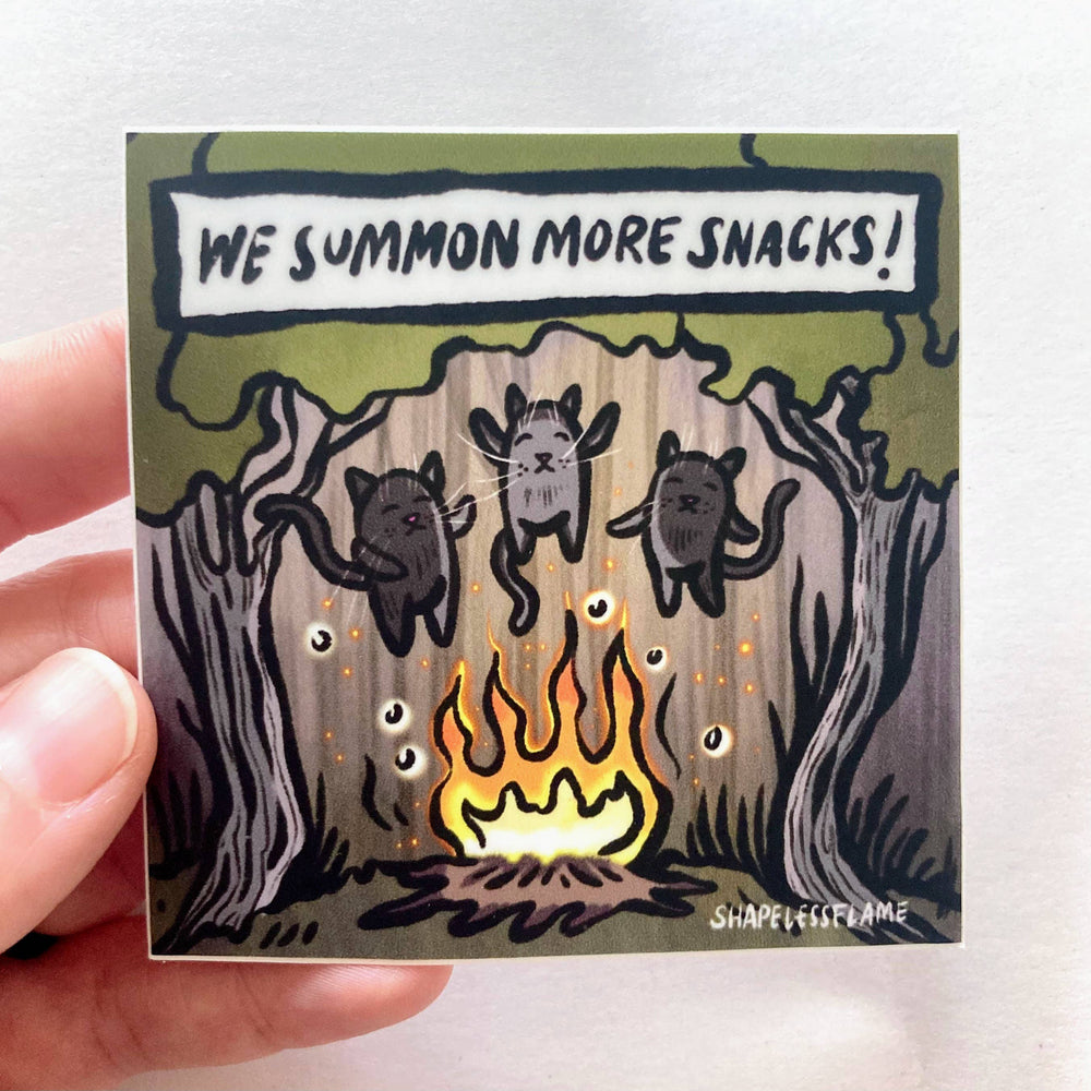 Vinyl Sticker - Kitty Forest Coven