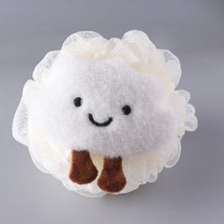 Kawaii Bath Pouf - Pink Cloud