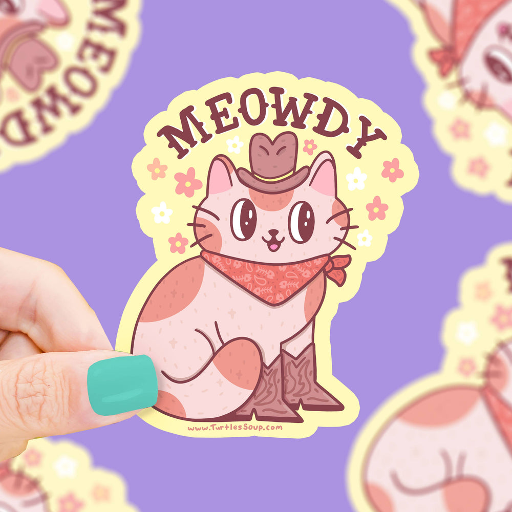 Vinyl Sticker - Meowdy