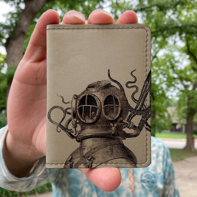 Leather Wallet - Aquanaut (Gray)