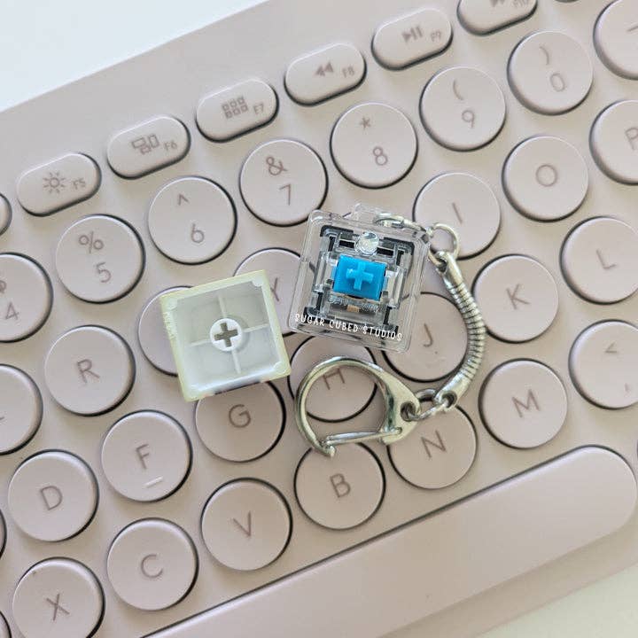 Fidget Keycap Keychain - Mossy Giant
