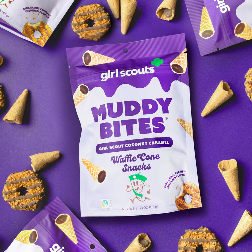 Muddy Bites - Coconut Caramel Waffle Cone Snacks
