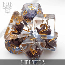 RPG Dice Set - Ship Happens
