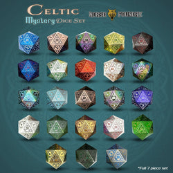 Celtic Mystery Dice Set: Case of 10