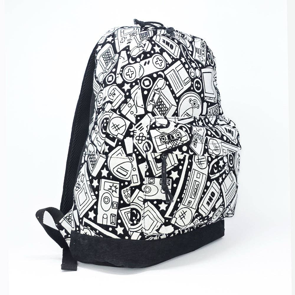 Color Your Own - Backpack (Retro Tech)