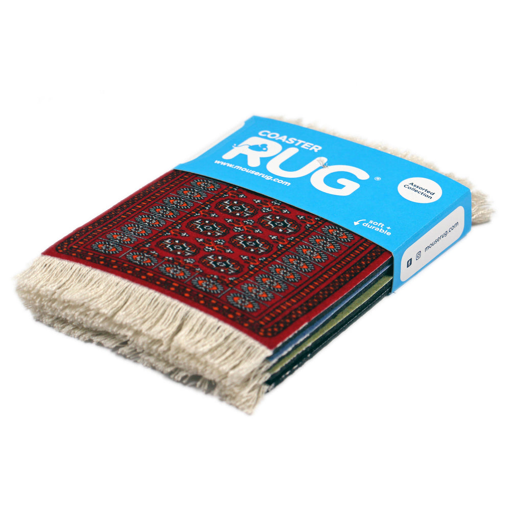 CoasterRug - International Assortment (4-Piece)