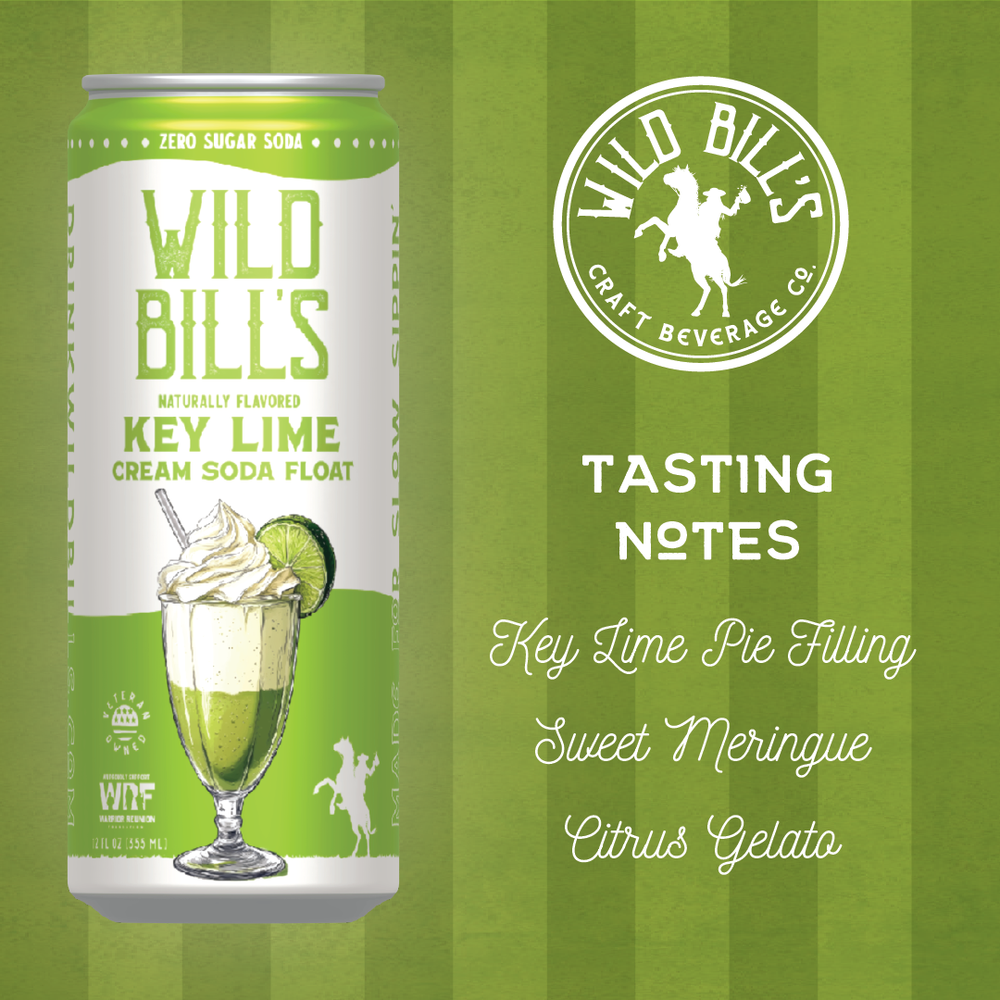 Zero Sugar Craft Soda - Key Lime Cream Soda Float