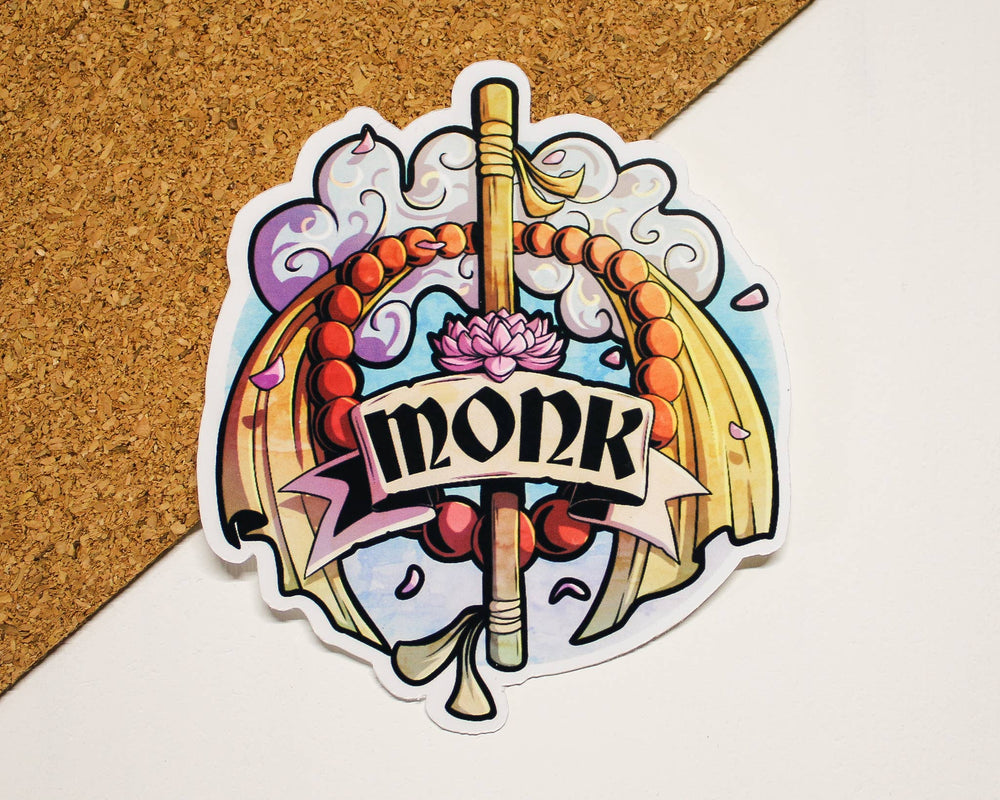 Monk Class Sticker: Sticker