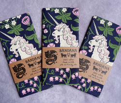 Unicorn Garden - Cotton Bandana