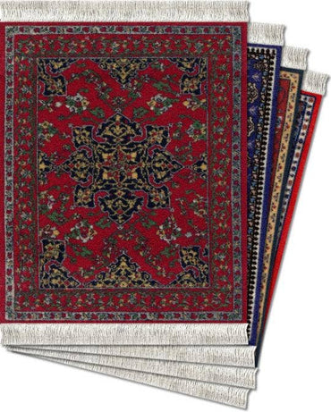 CoasterRug - Oriental Collection (4-Piece)