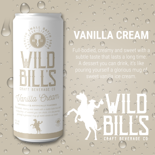 Cane Sugar Craft Soda - Vanilla Cream