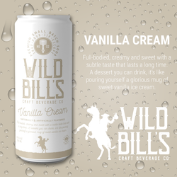 Cane Sugar Craft Soda - Vanilla Cream