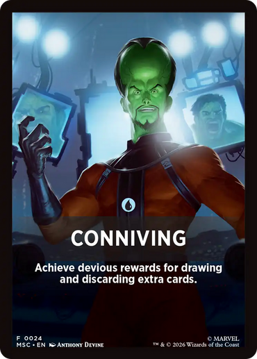 Conniving Theme Card [Marvel Super Heroes Commander]