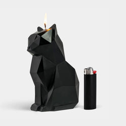 PyroPet Candle - Kisa Cat Skeleton (Black)