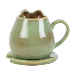 Shaped Mug - Frog and Lily Pad