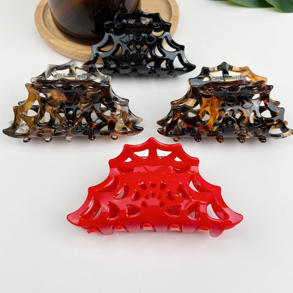Hair Clip - Spider Web