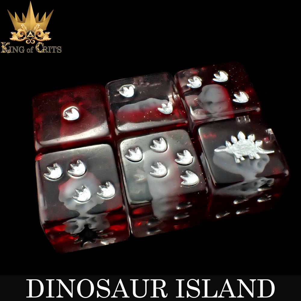 King of Crits Dice Set - Dinosaur Island (11-Piece)