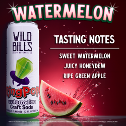 Cane Sugar Craft Soda - Watermelon Ring Pop