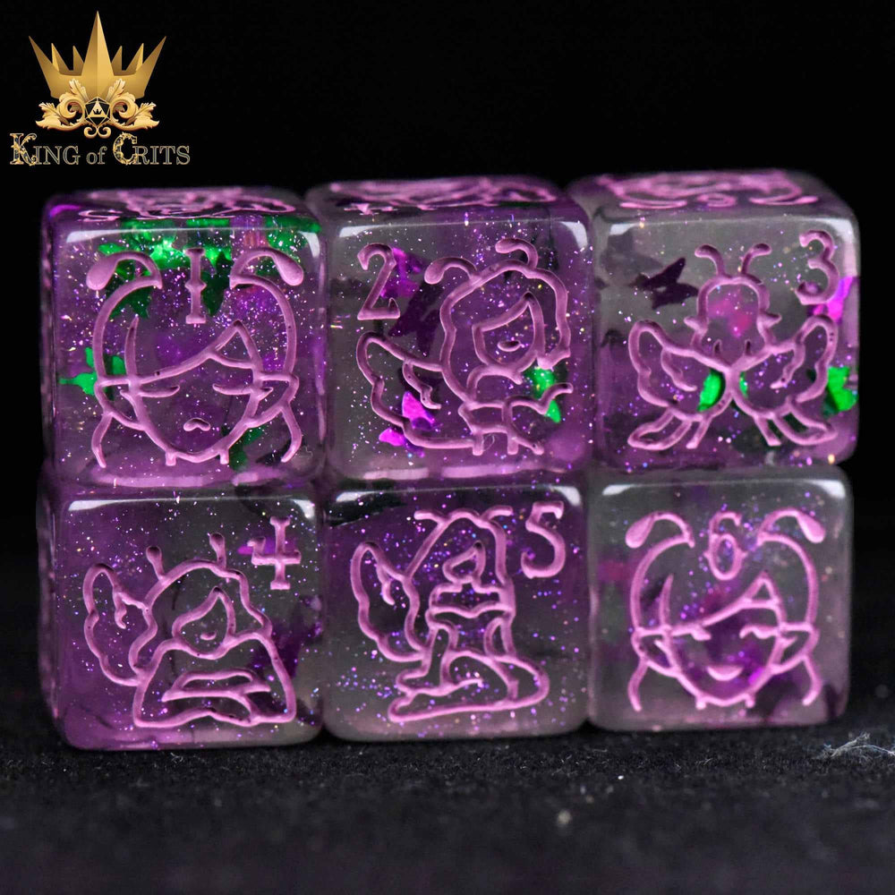 King of Crits Dice Set - Fairy Flight (11-Piece)