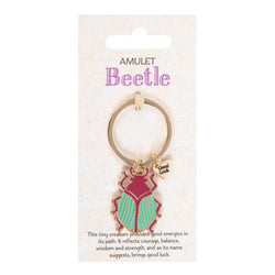 Keyring - Lucky Gold Beetle