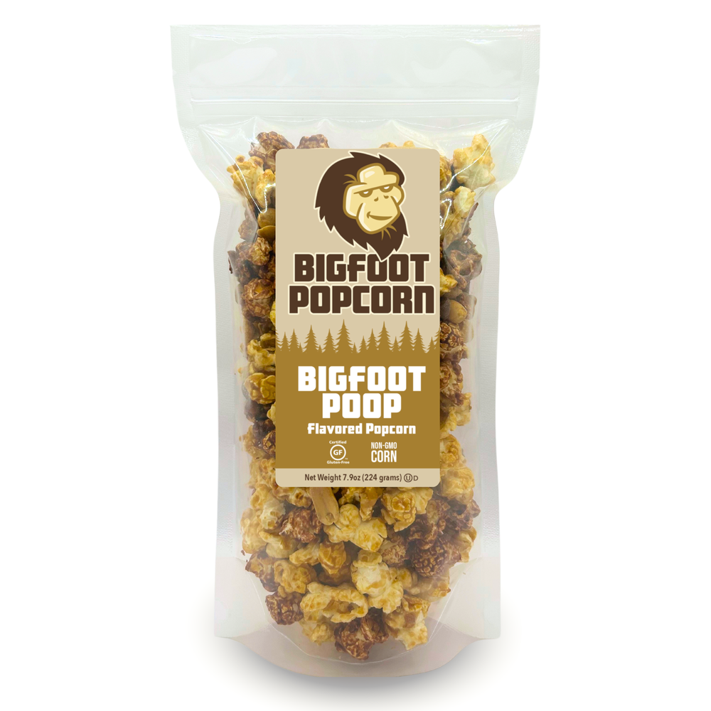 Gourmet Popcorn - Bigfoot Poop (Chocolate and Caramel)