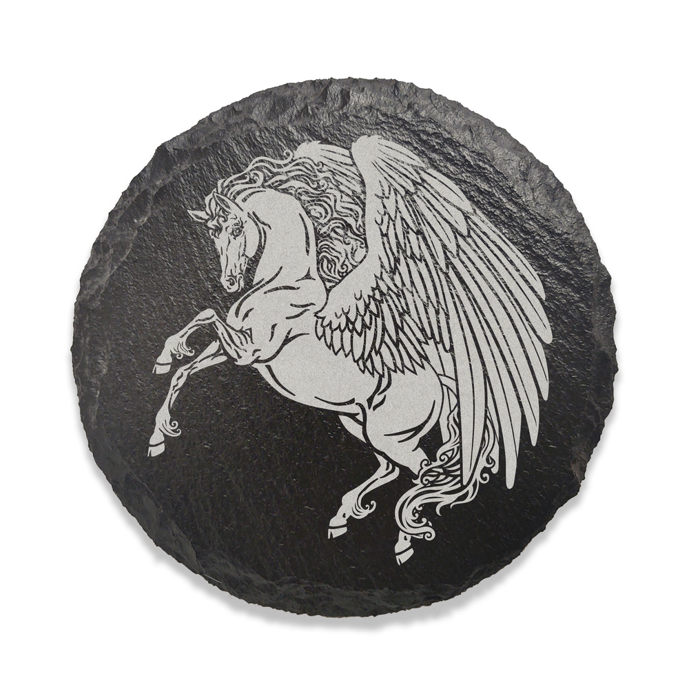 Slate Mythical Beast Coaster - Hippocampus